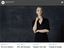 Tablet Screenshot of fashionoutletsniagara.com